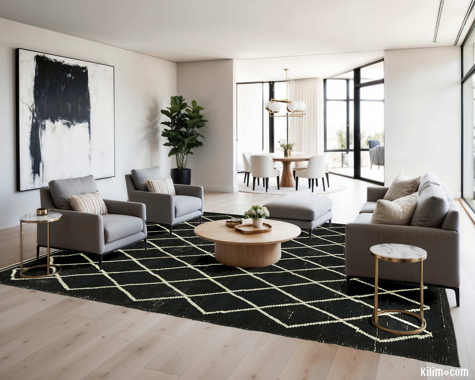 View of Minimalist interior design style